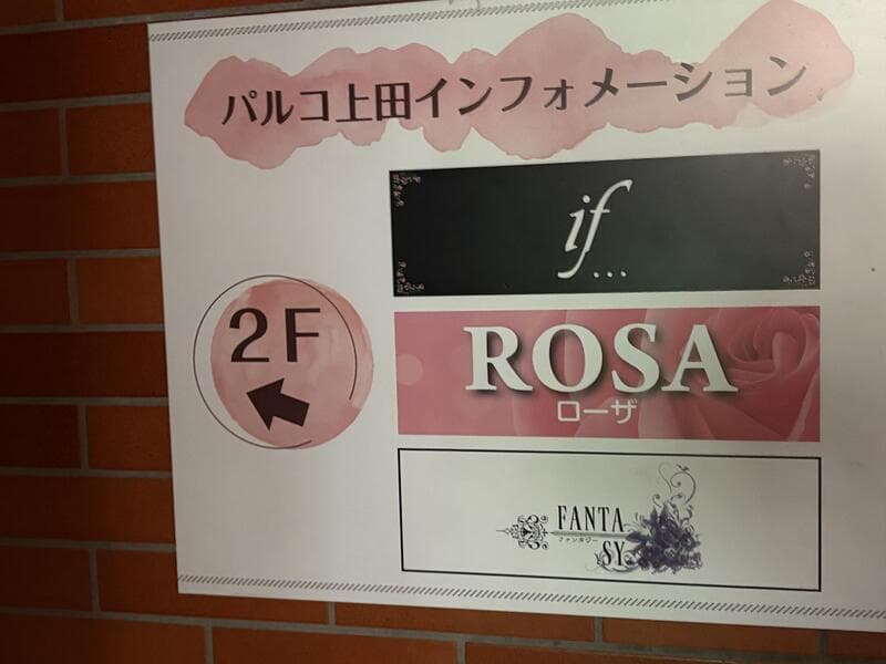 2階案内に「if」「ROSA」「FANTA SY」を並べたバルコ上田インフォメーション